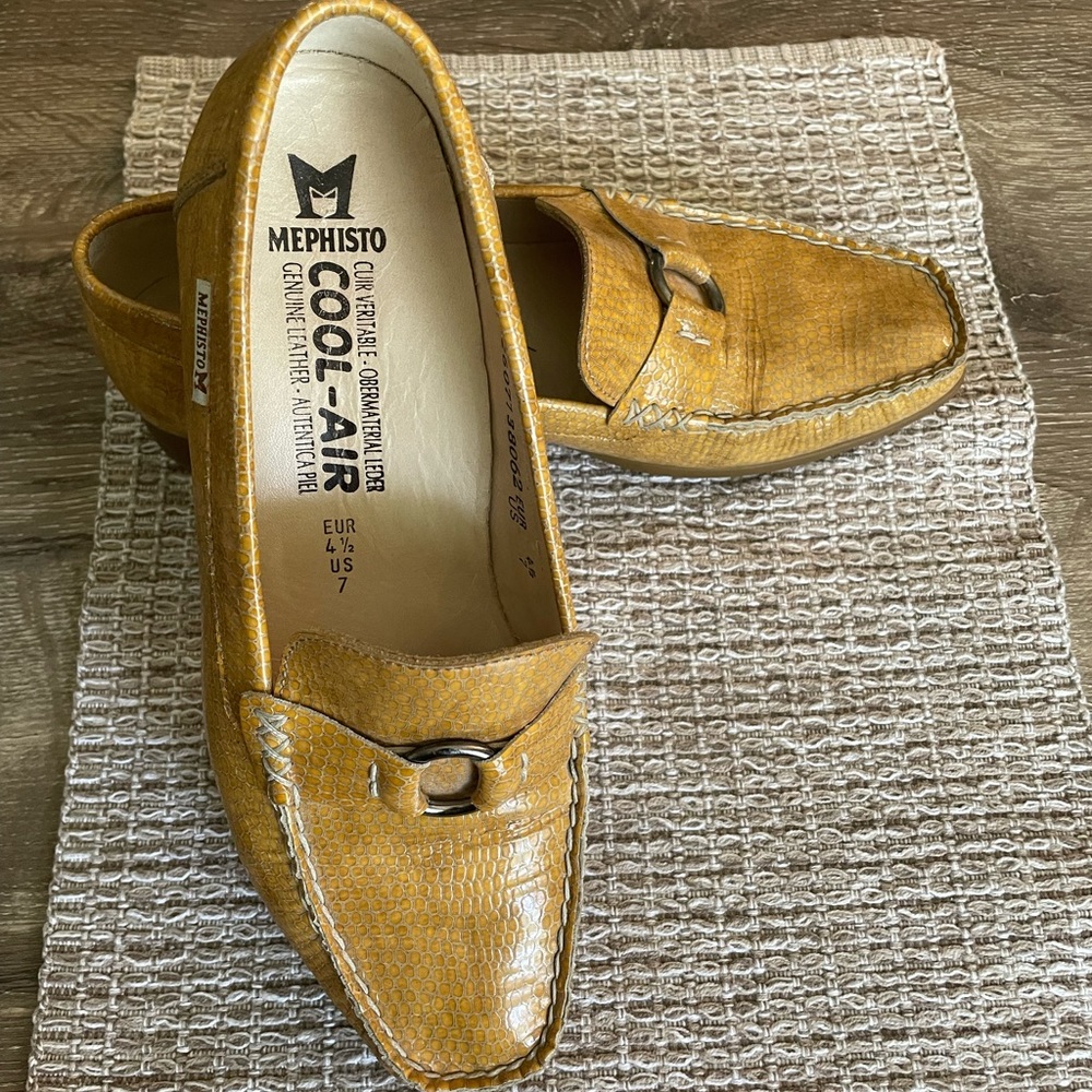 Leather Loafers by MEPHISTO - Size 7